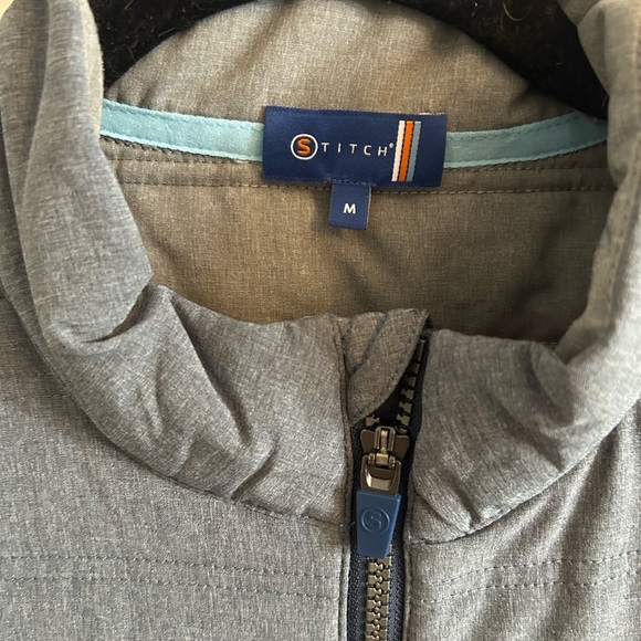 STITCH Cabrio gray Quilted Vest size medium - Picture 5 of 9